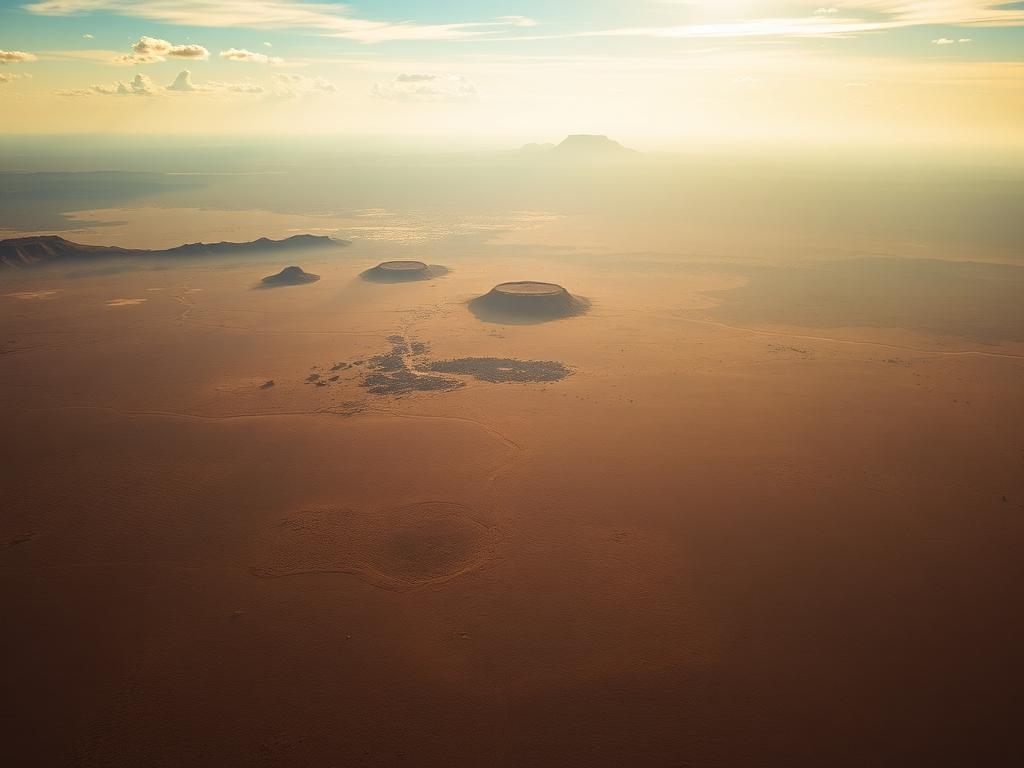 Serengeti plains and Ngorongoro crater in Tanzania